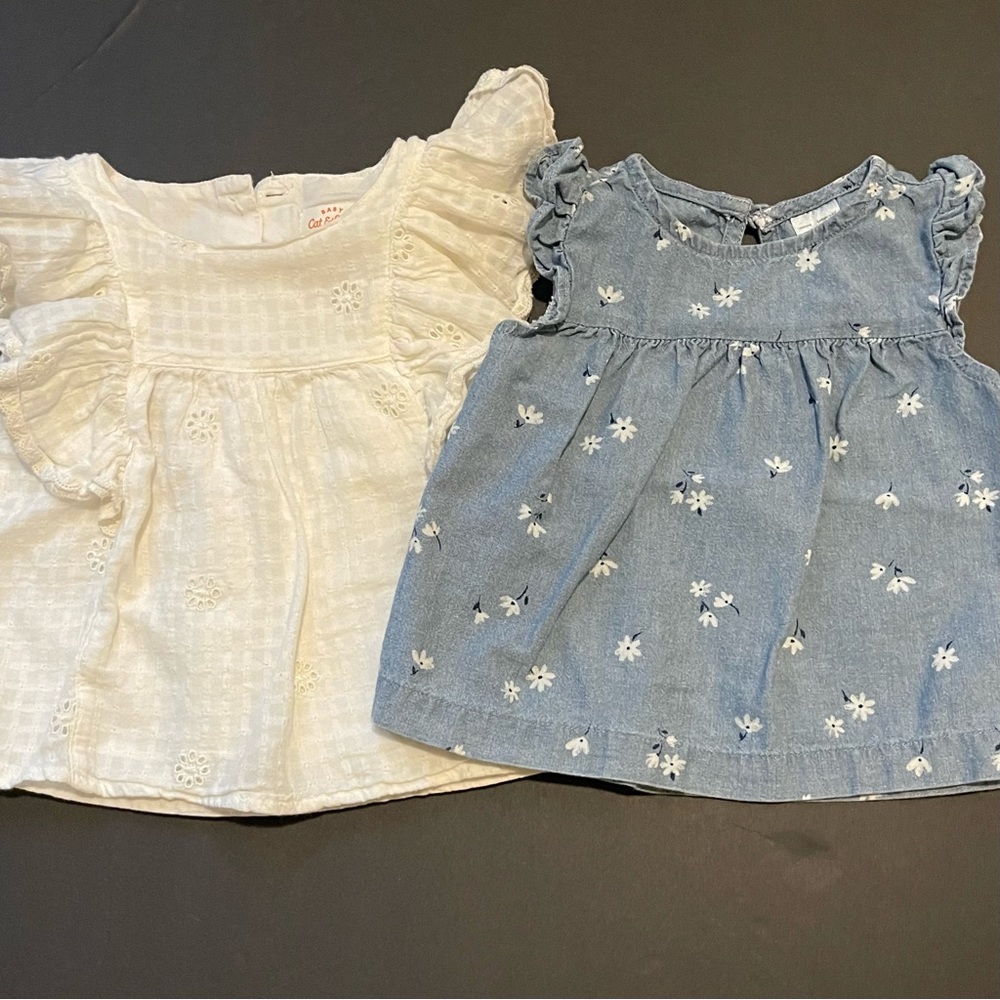 Little girls blouse bundle